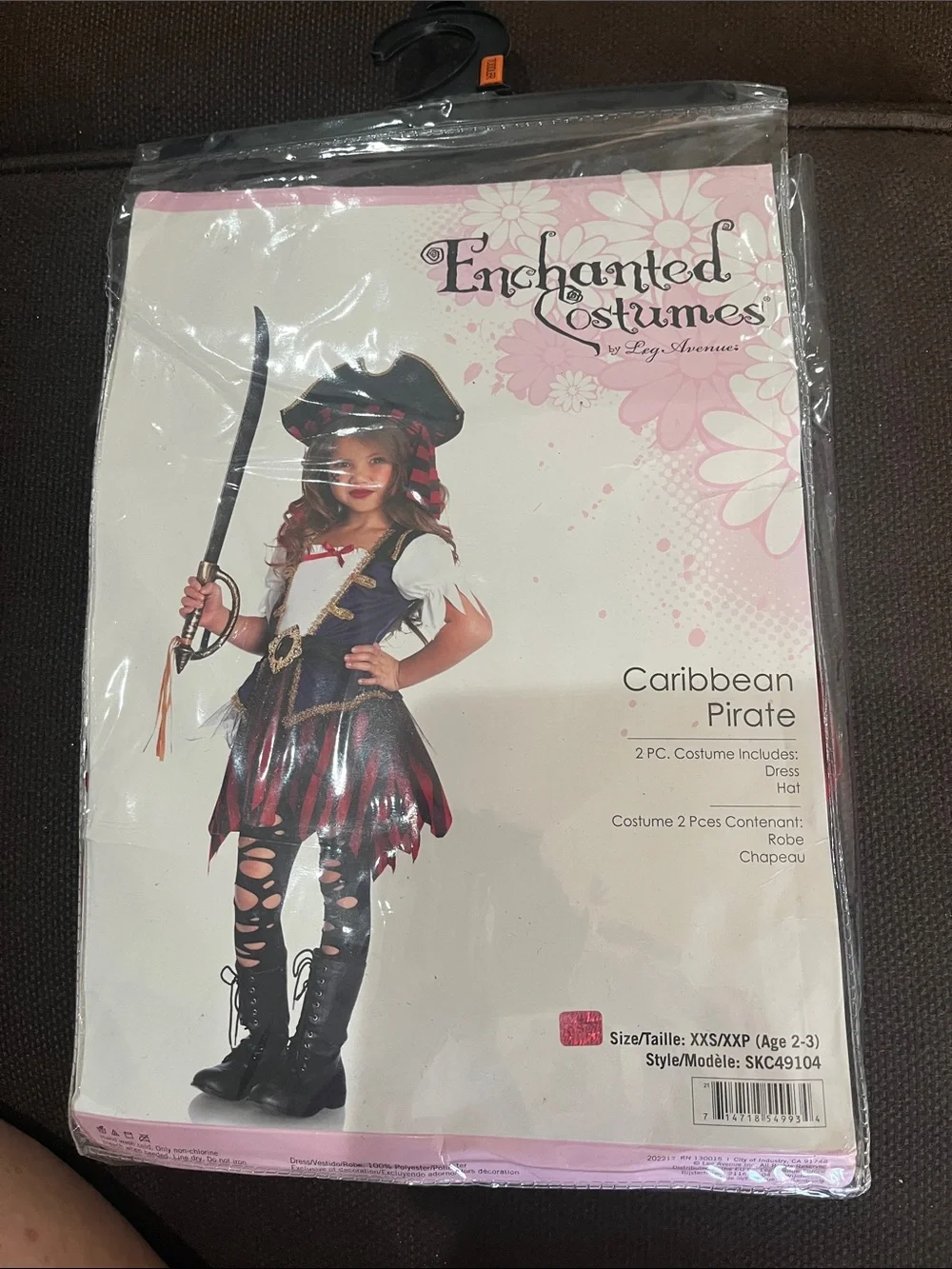 Leg Avenue Enchanted Caribbean Pirate Costume - Black & Red